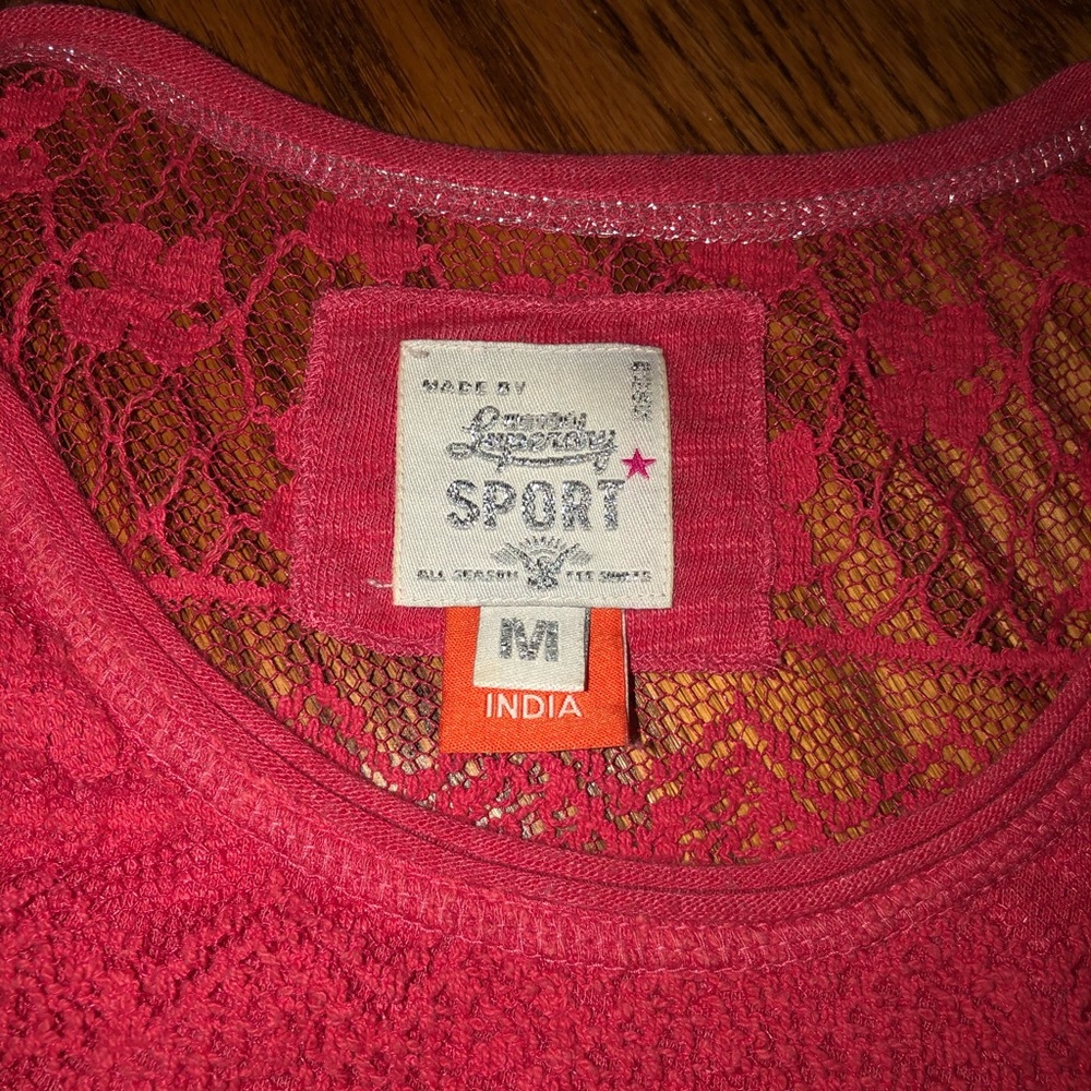 superdry lace shirt